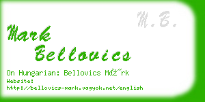 mark bellovics business card